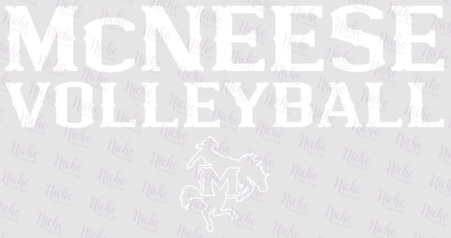 -MCN881 McNeese Volleyball Decal
