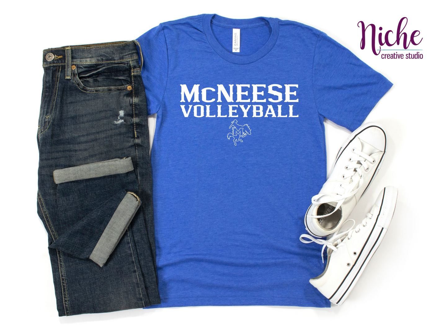 -MCN880 McNeese Volleyball Decal