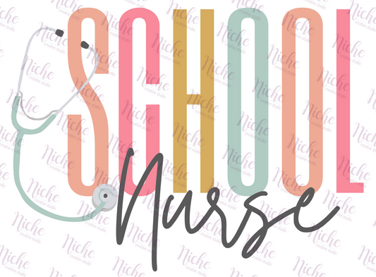 - MED071 School Nurse Decal