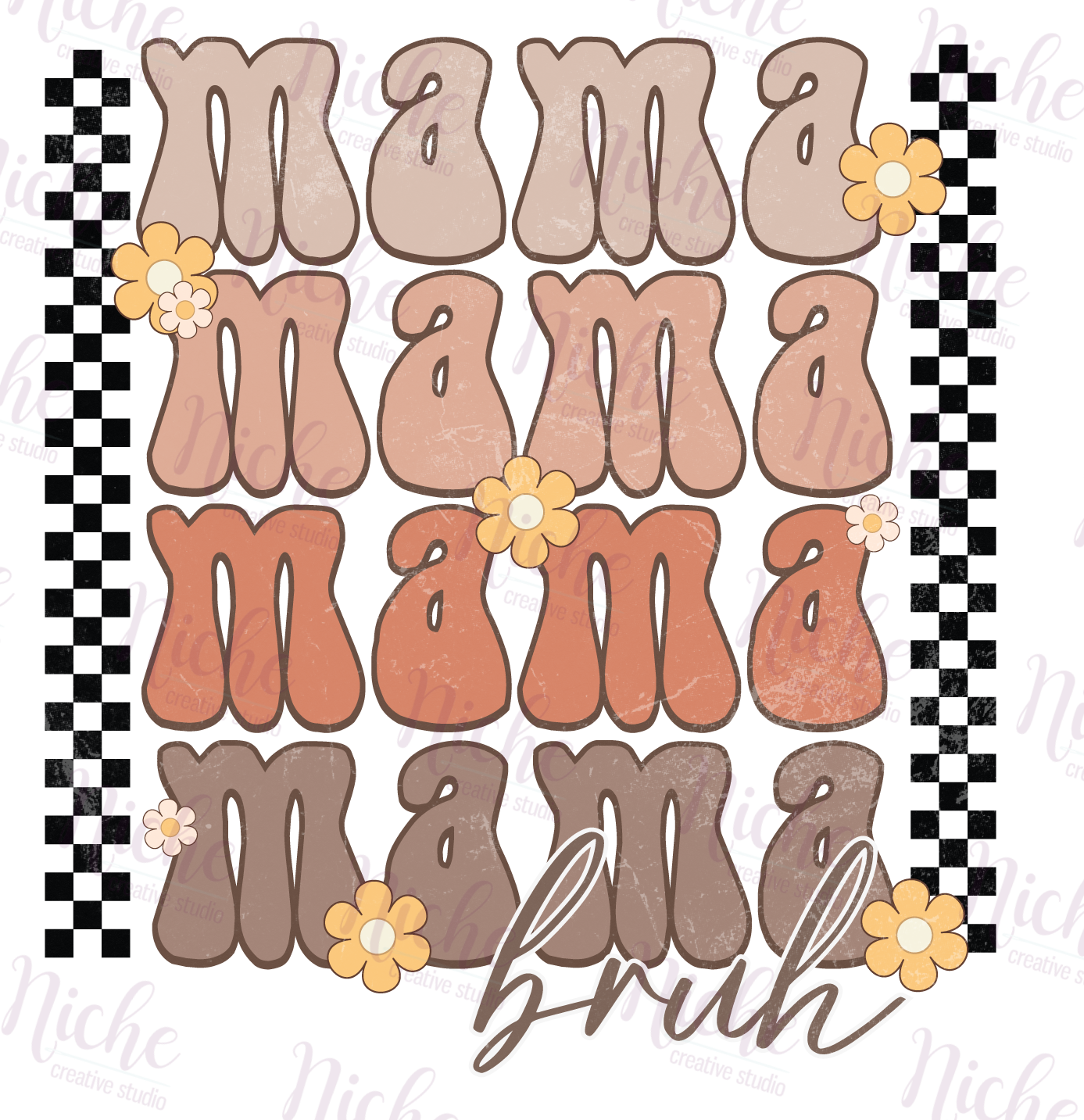 -MOM5095 Mama Bruh Decal