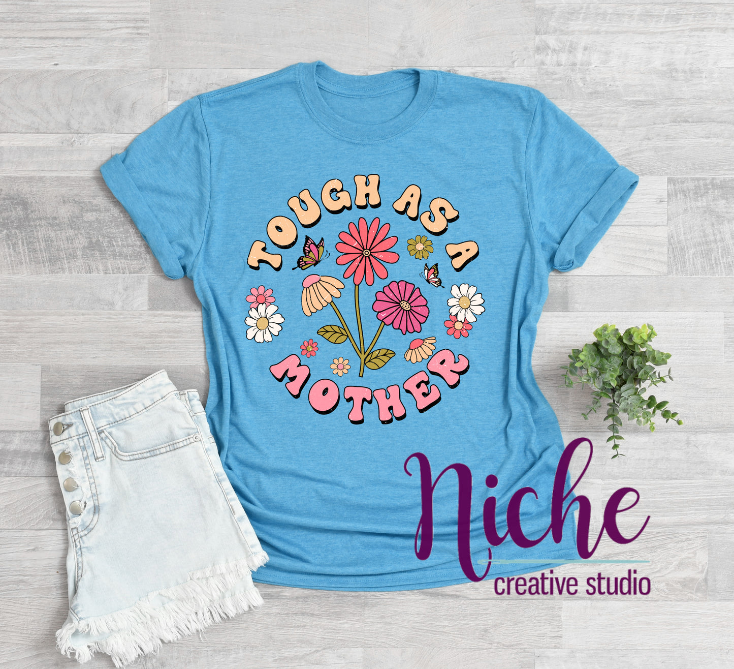 -MOM5130 Tough as a Mother Decal