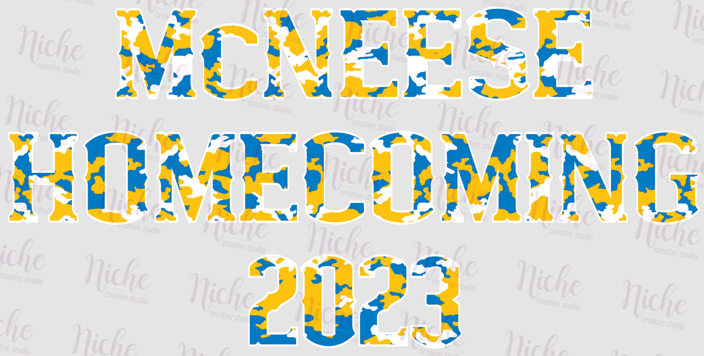 -MCN930 McNeese Homecoming 2023 Decal