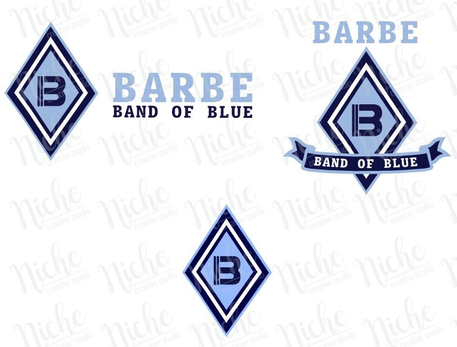 # Barbe Band of Blue UV-DTF Stickers