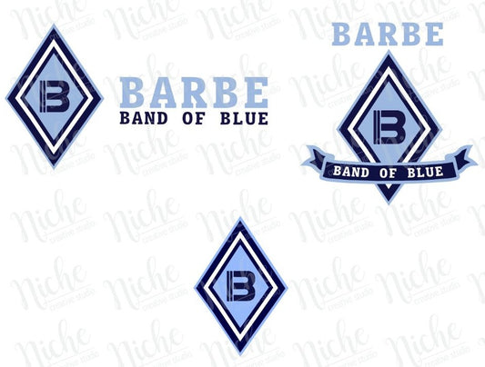 # Barbe Band of Blue UV-DTF Stickers
