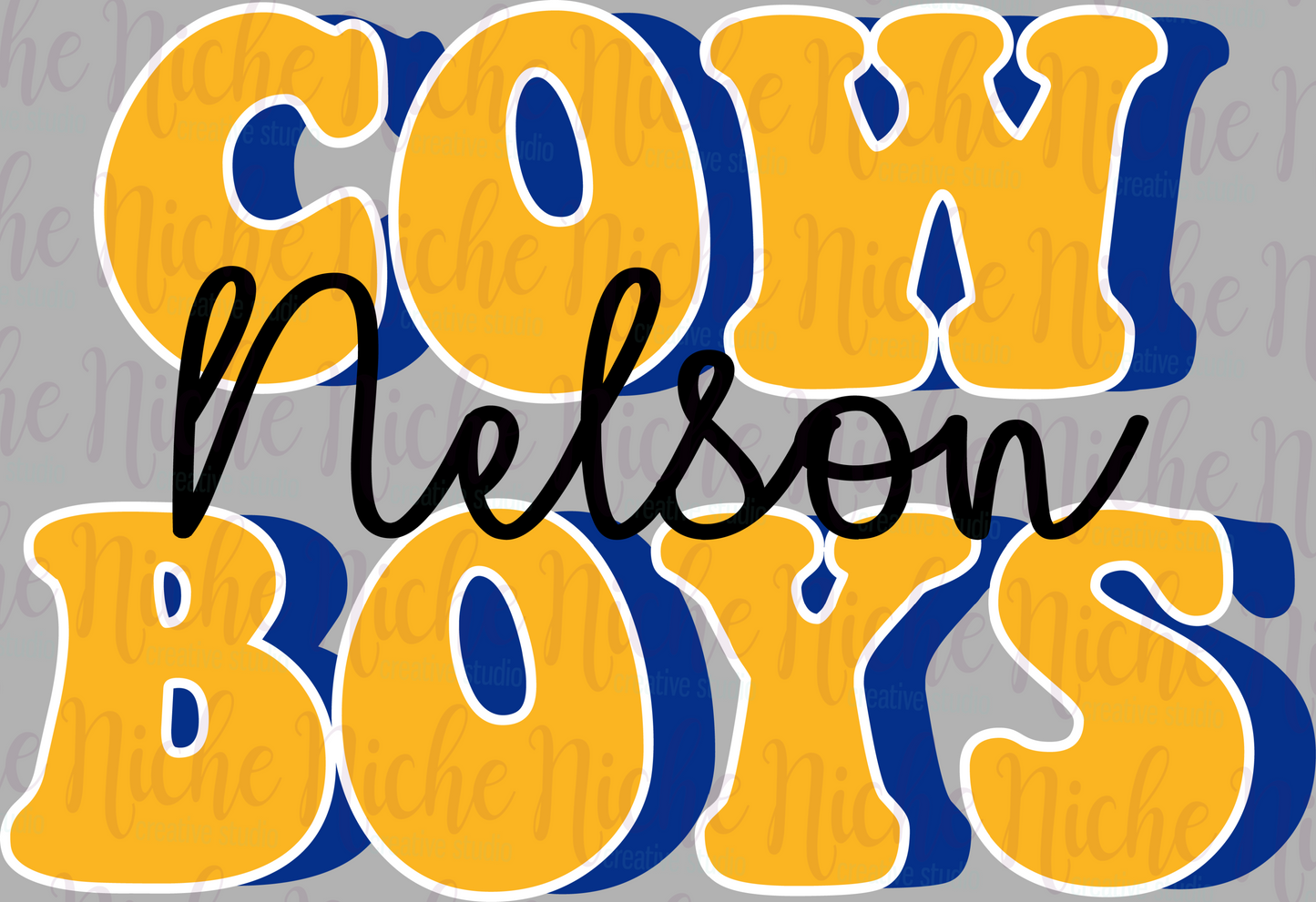 -NEL8200 Nelson Cowboys Decal