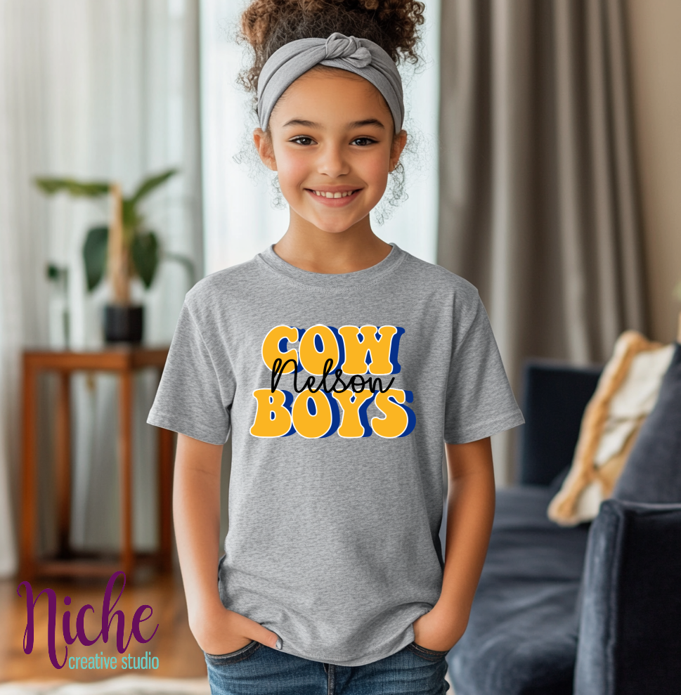 -NEL8200 Nelson Cowboys Decal