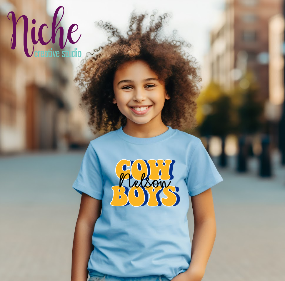 -NEL8200 Nelson Cowboys Decal