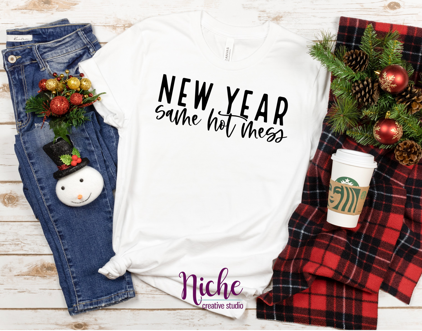 -NEW1127 Same Hot Mess Decal