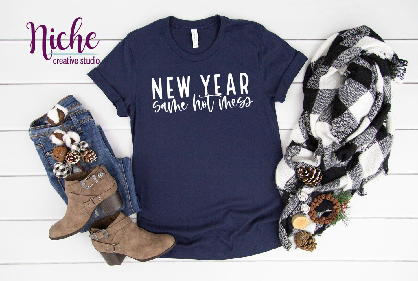 -NEW1127 Same Hot Mess Decal