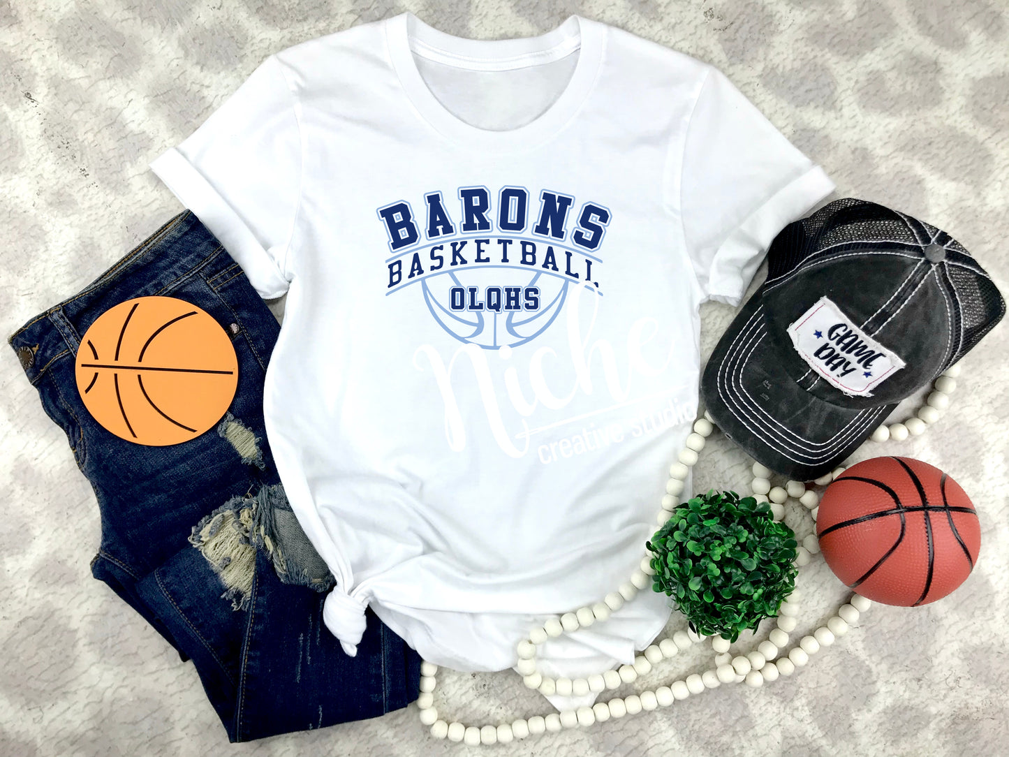 - OLQ1059 Barons Basketball Decal