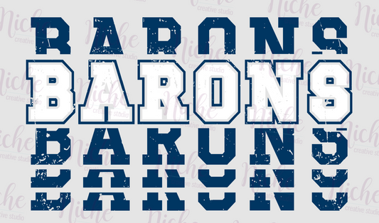 -OLQ3121 Barons Repeat Decal
