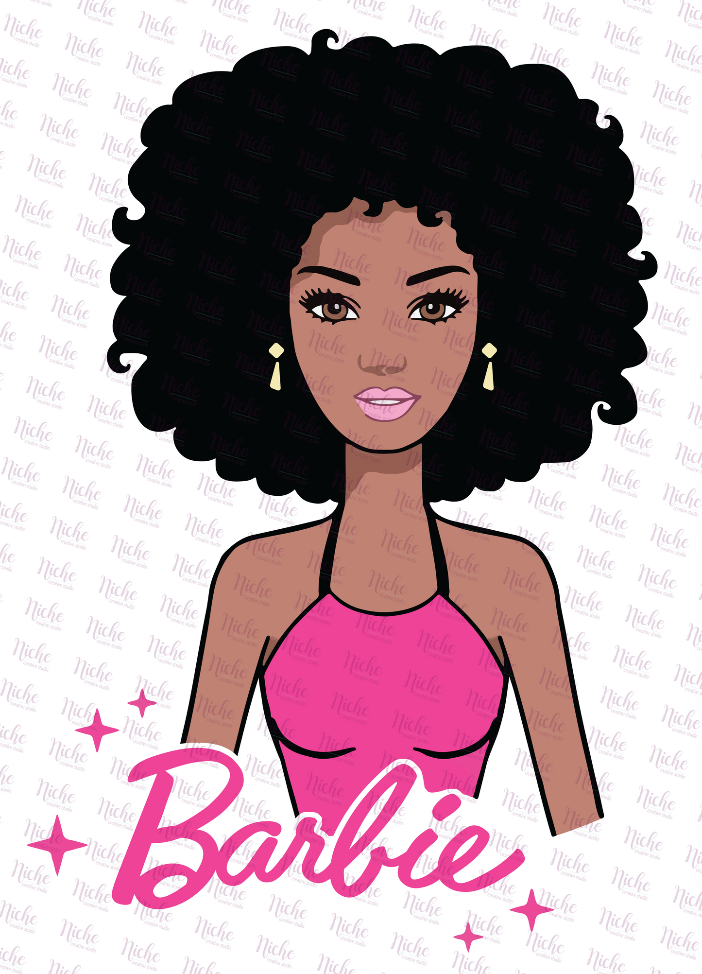 - OTH108 Pink Doll Decal