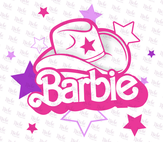 - OTH111 Pink Doll Cowboy Hat Decal