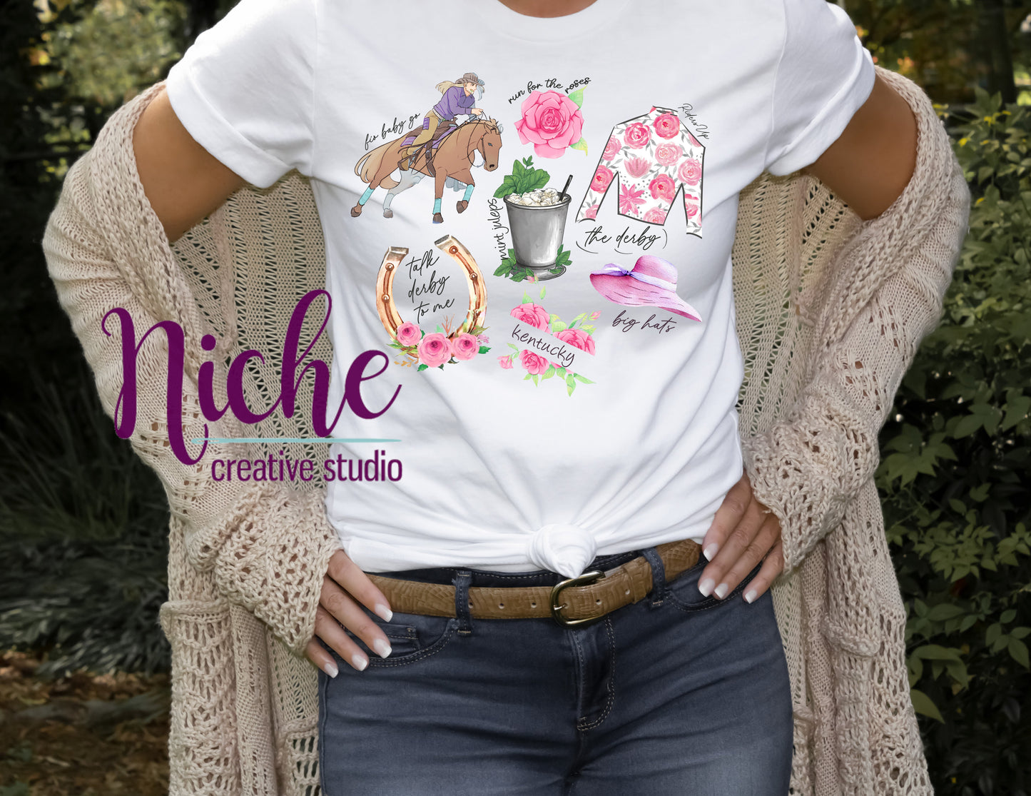 -OTH1772 Kentucky Derby Collage Decal