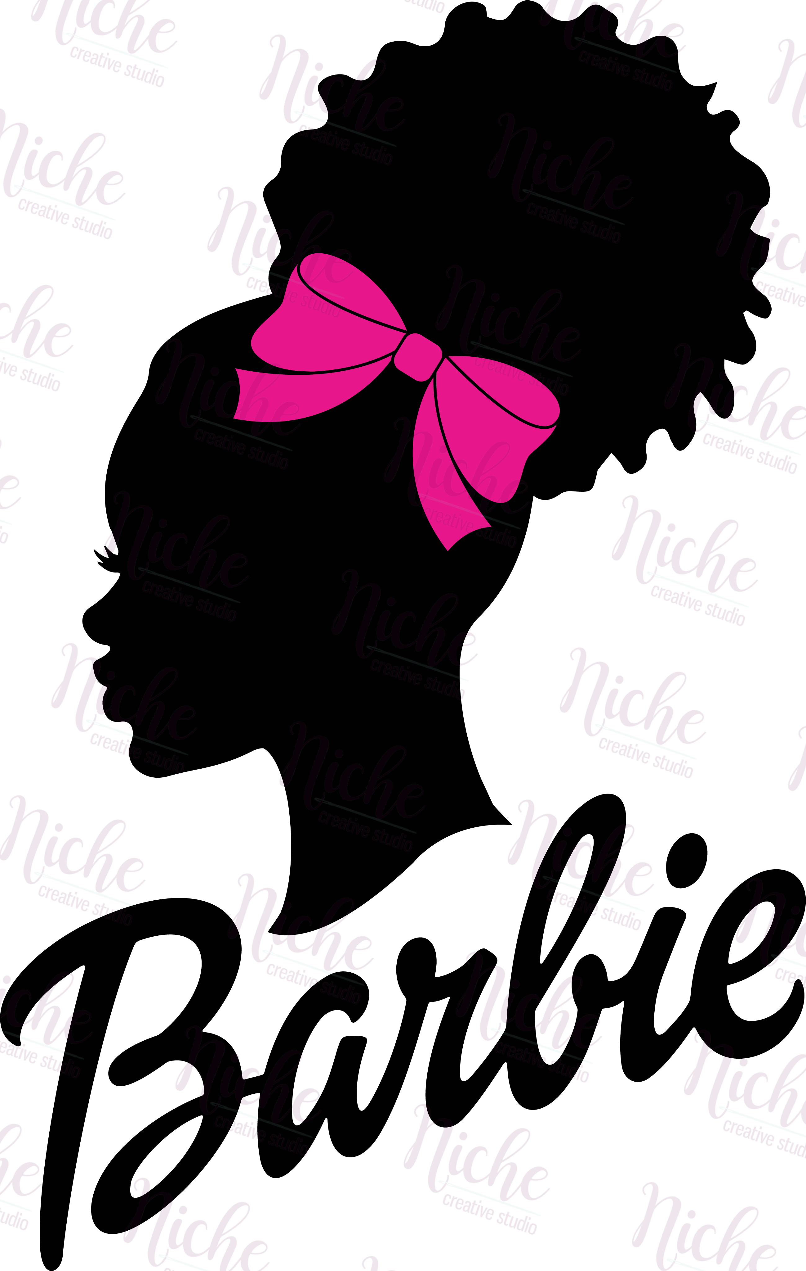 OTH5063 Barbie Silhouette Decal – Niche Creative Studio