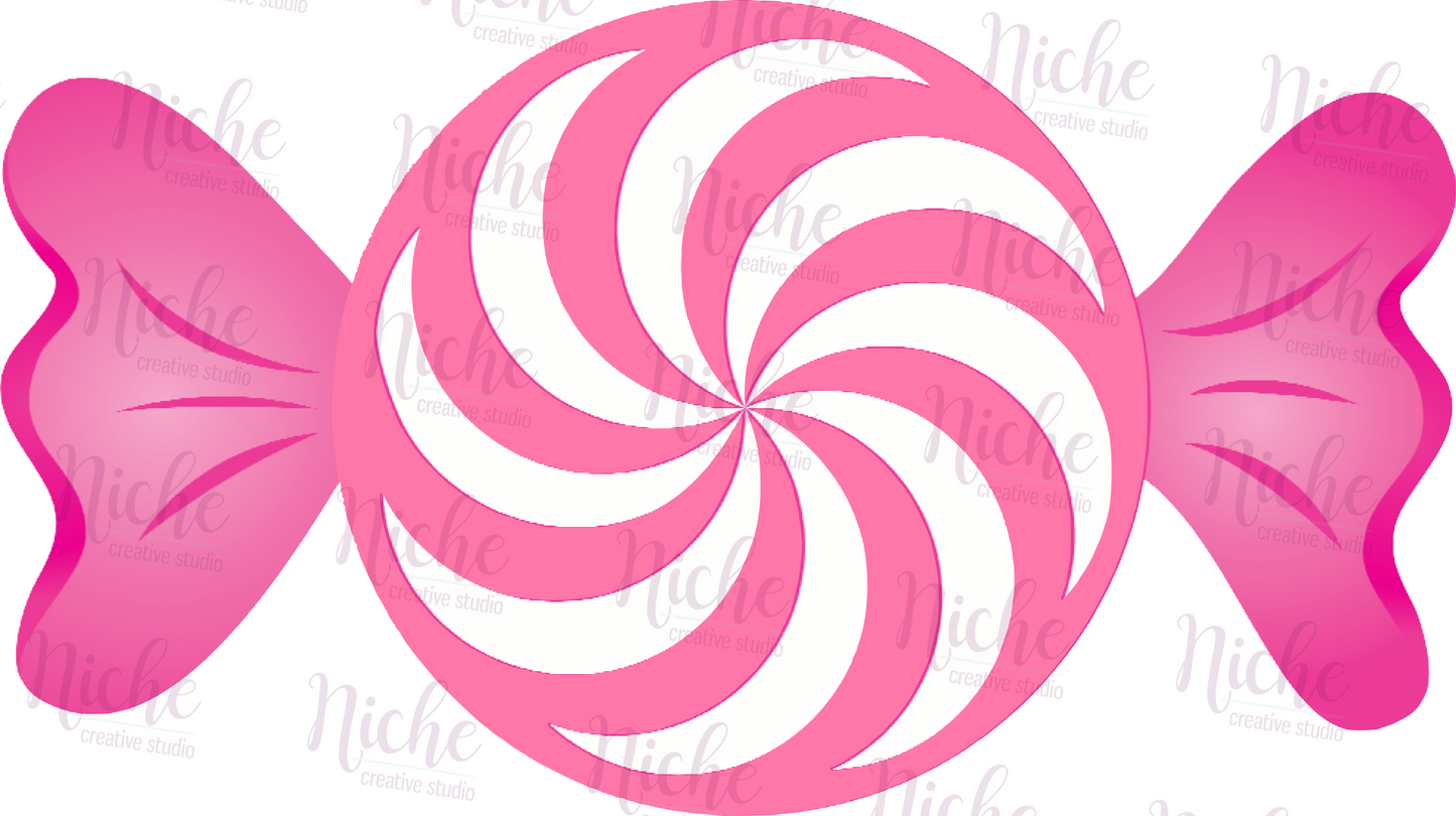 -OTH8070 Pink Candy Wrapper Decal