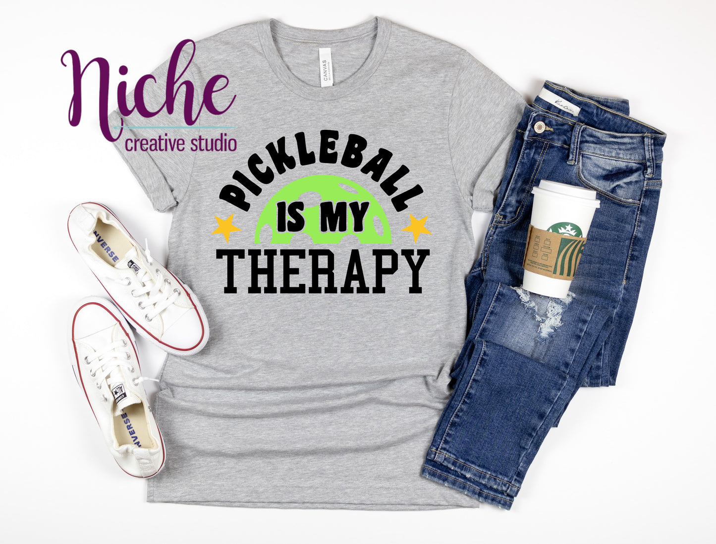-PIC5170 Pickleball is my Therapy Decal