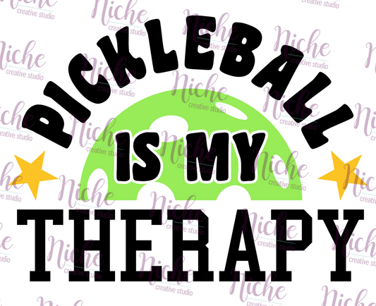 -PIC5170 Pickleball is my Therapy Decal