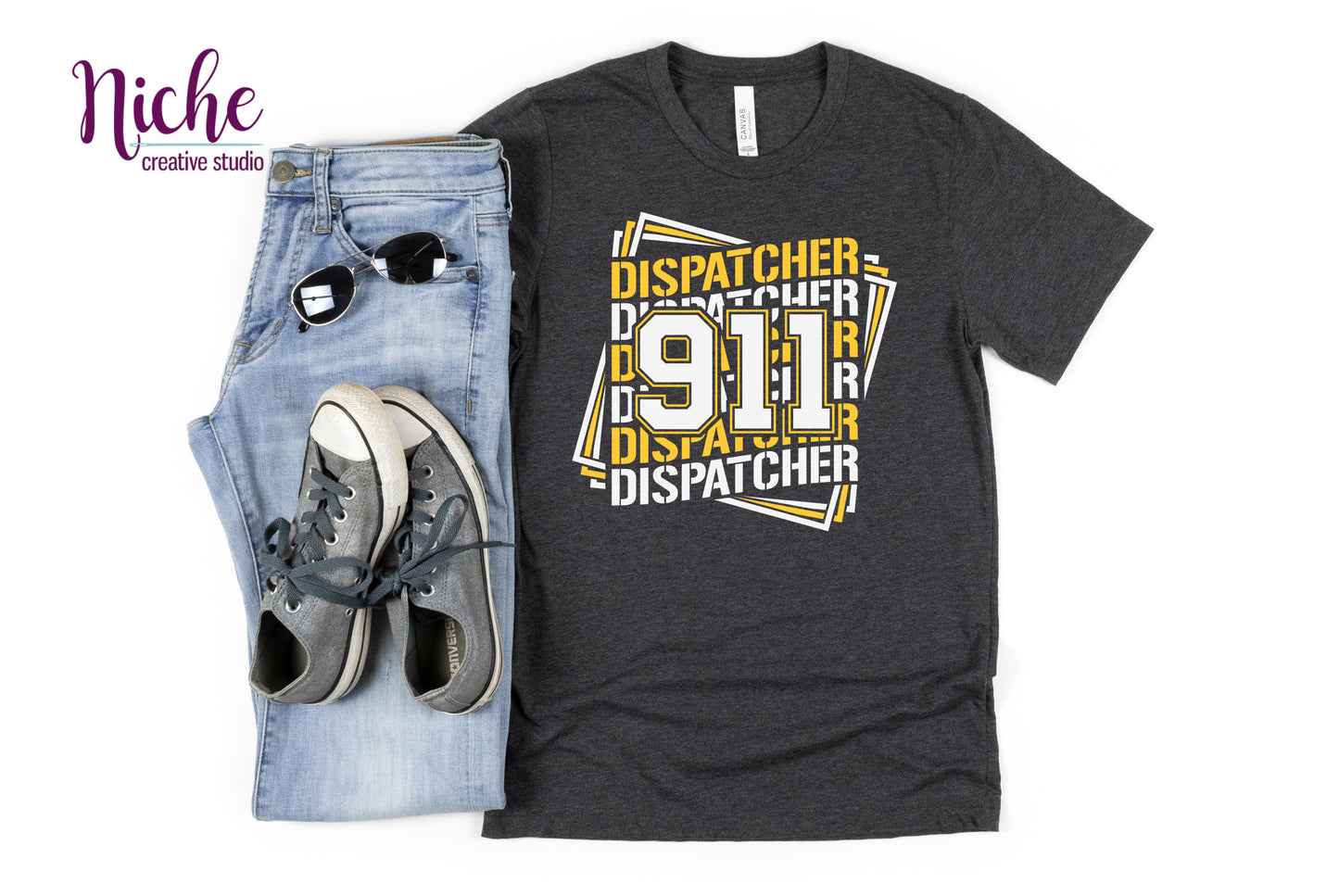 -POL1770 Dispatcher 911 Decal