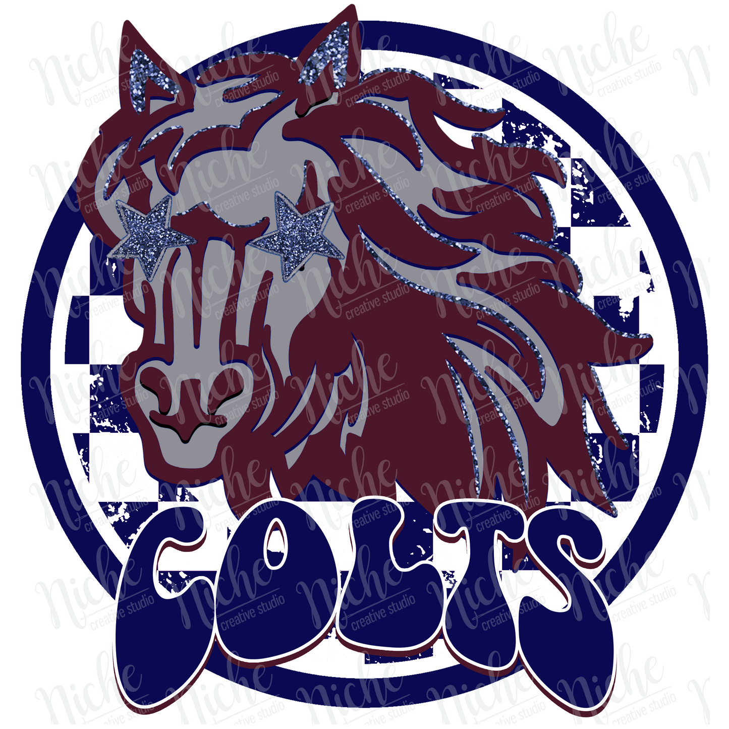 - PREP616 Colts Preppy Decal