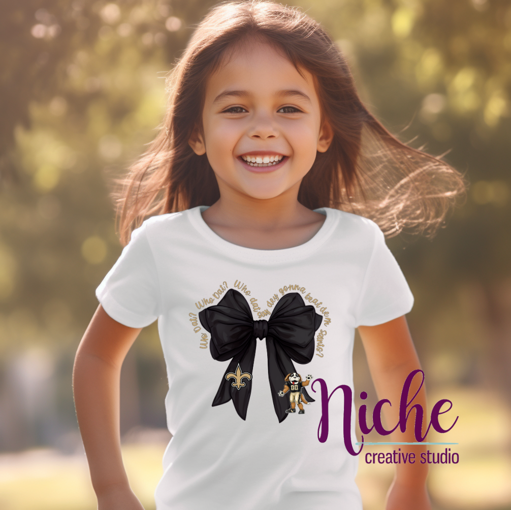 -SAI5181 Saints Bow Decal