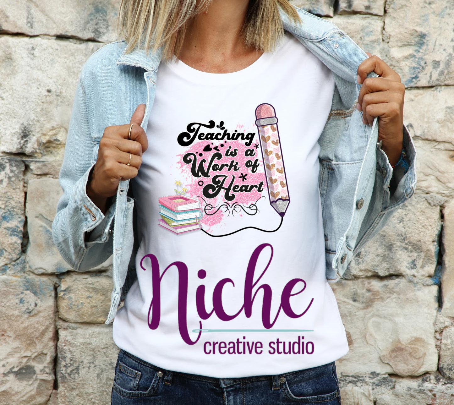 -SCH049 Work Of Heart Decal