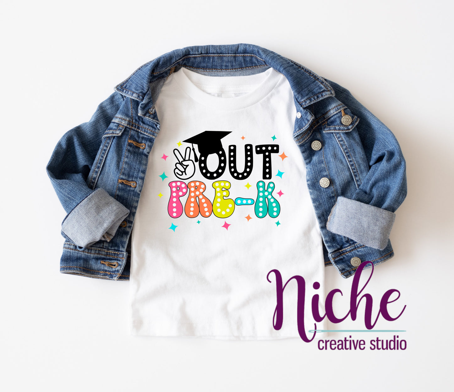 -SCH1829 Peace Out PreK Decal