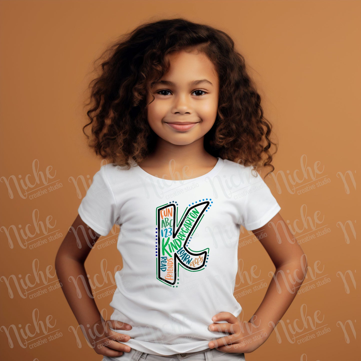 -SCH1892 Kindergarten K Decal