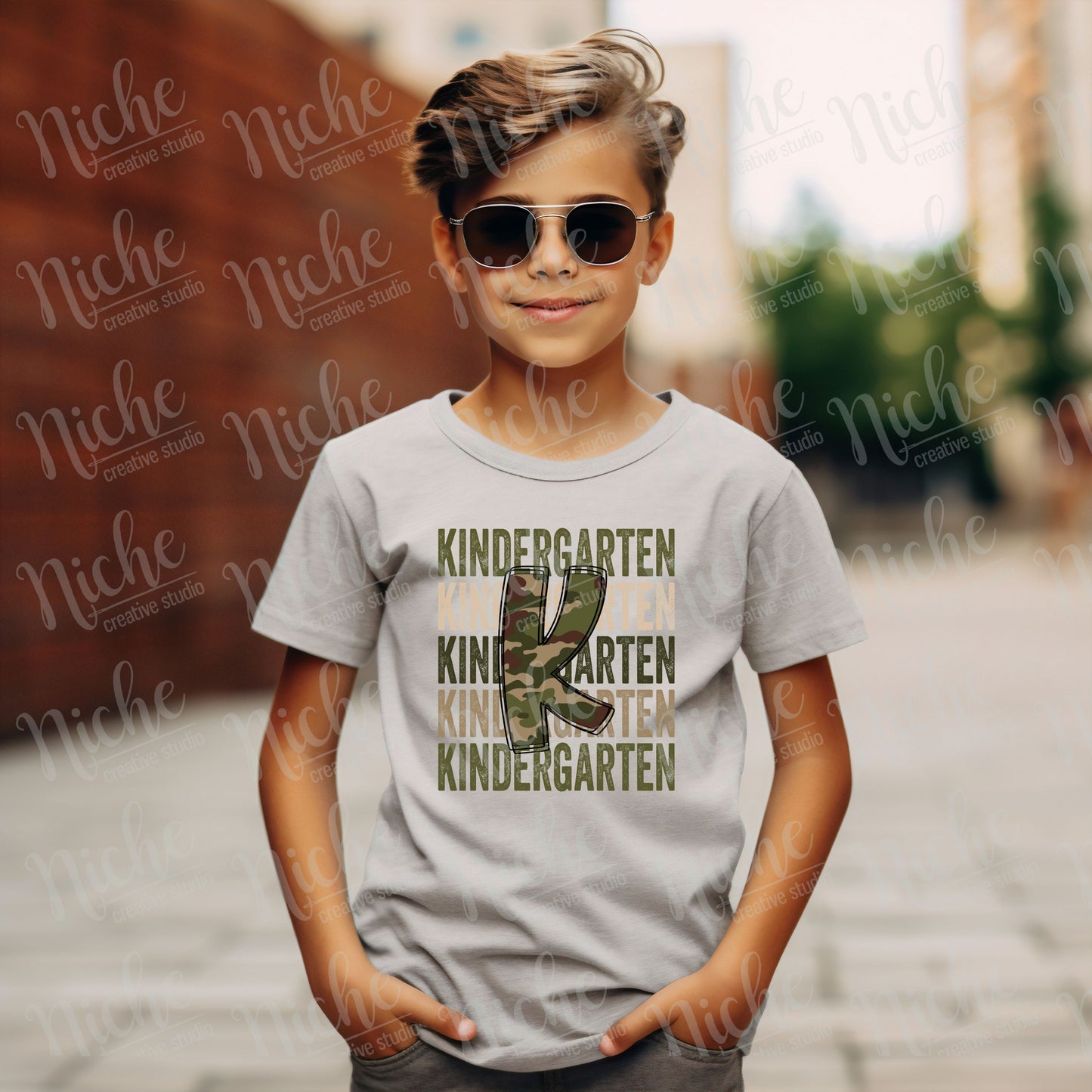 -SCH1894 Kindergarten Camo Decal