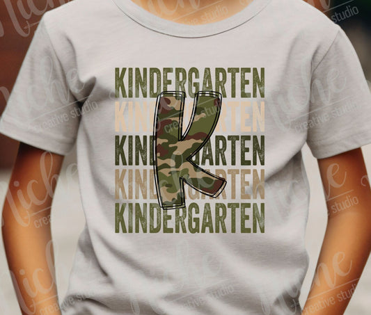-SCH1894 Kindergarten Camo Decal