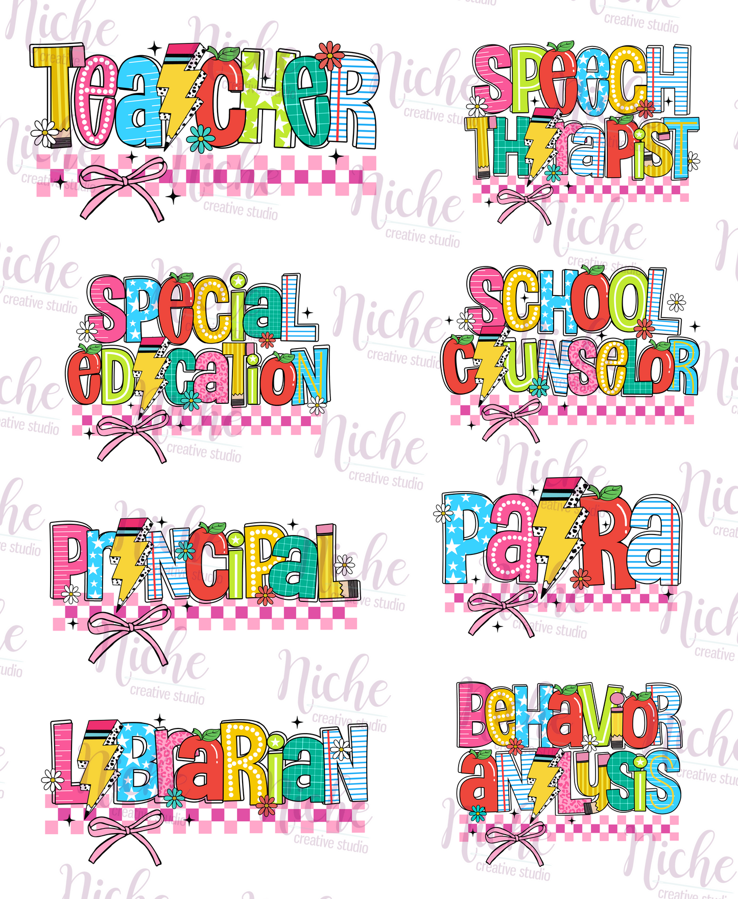 -SCH8256 Preppy School Staff Decal