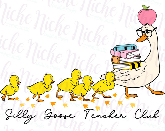 -SCH8270 Silly Goose Teacher Club Decal
