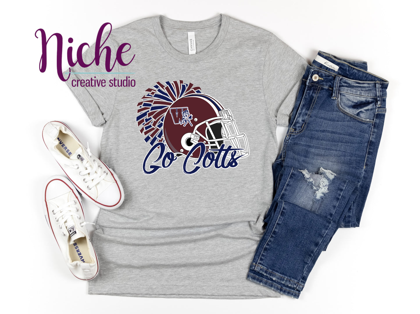 -SJW1937 Go Colts Decal