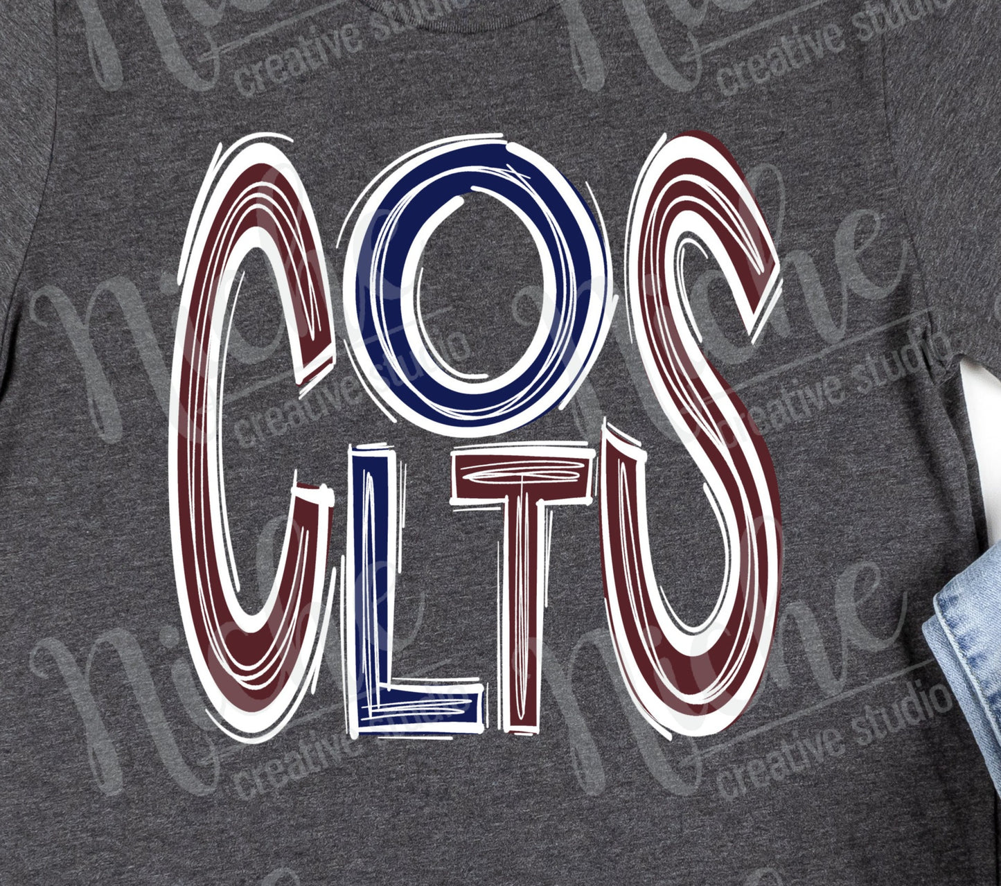 -SJW1938 colts Doodle Decal