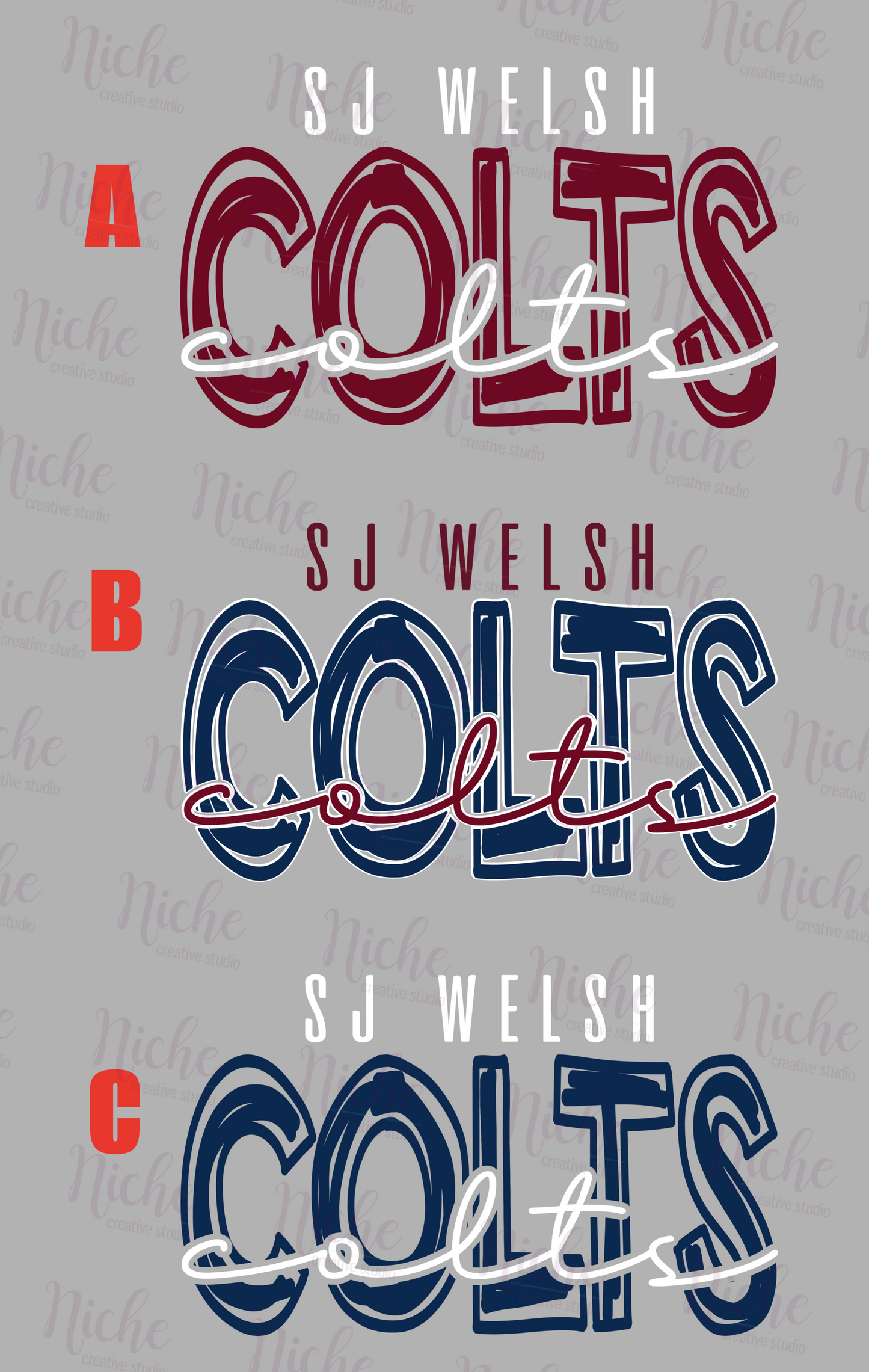 -SJW3321 Colts Decal