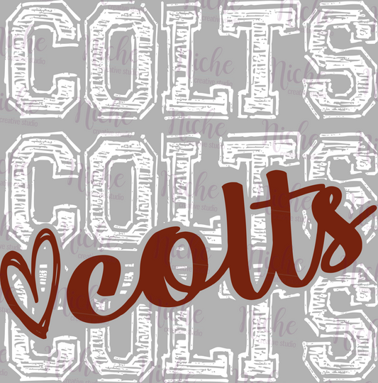 -SJW3356 Colts Decal