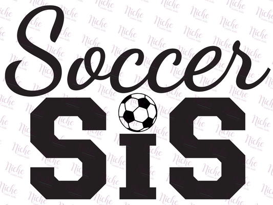 -SOC816 Soccer Sis Decal