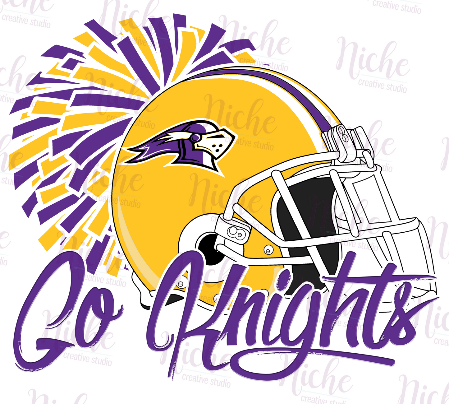 -SOU1942 Go Knights Decal
