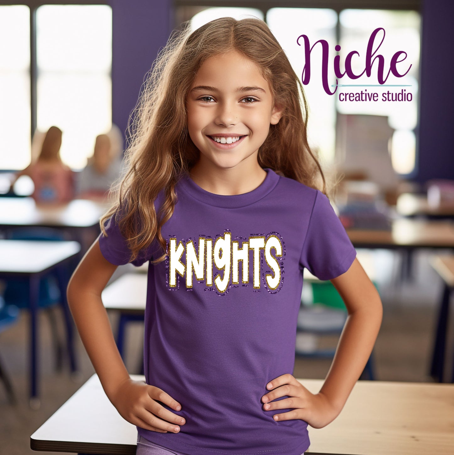 -SOU3045 Knights Doodle Decal