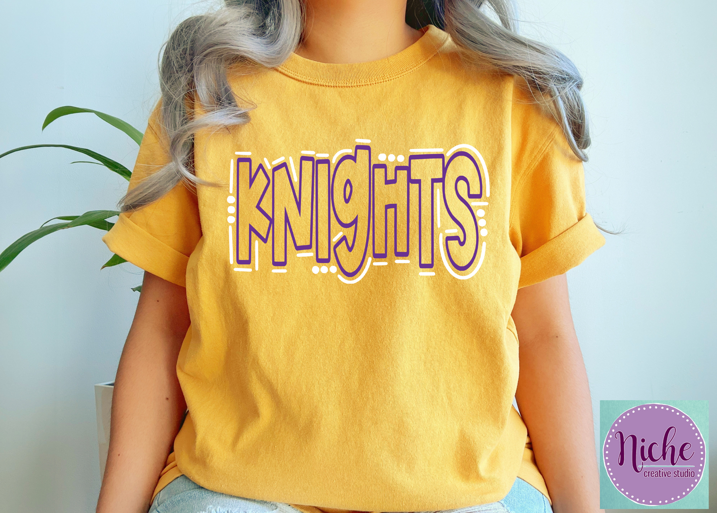 -SOU3045 Knights Doodle Decal