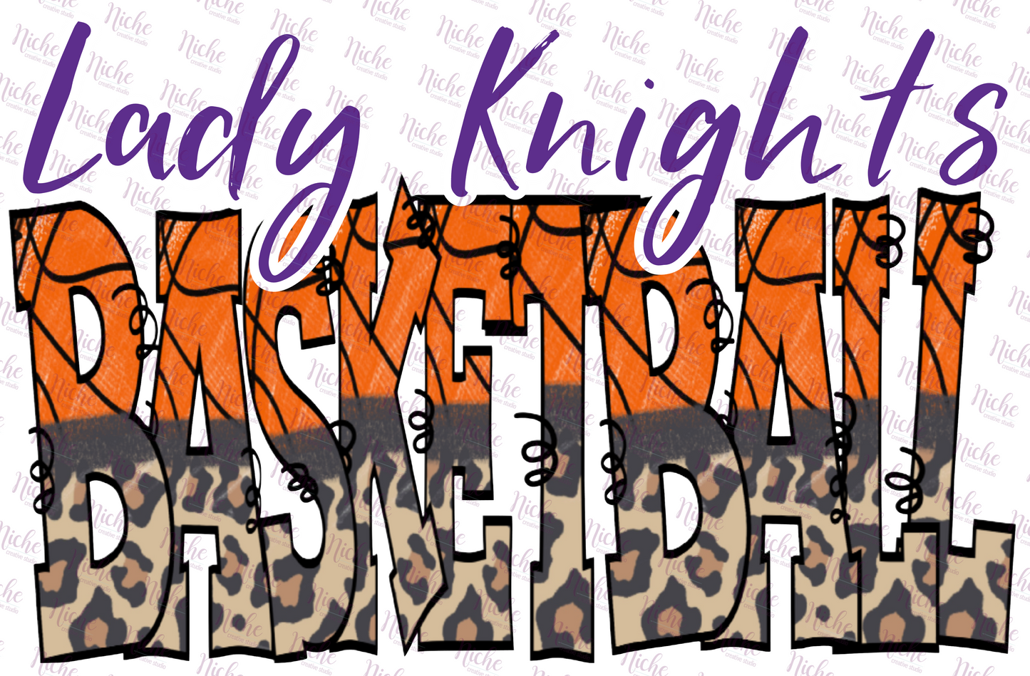 - SOU345 Lady Knights Basketball Decal