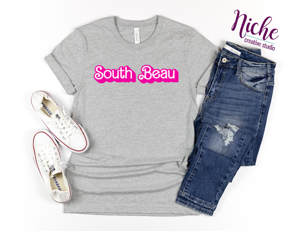 -SOU767 South Beau Doll Font Decal