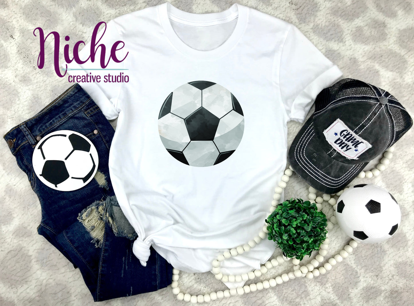 -SPO5157 Soccer Ball Watercolor
