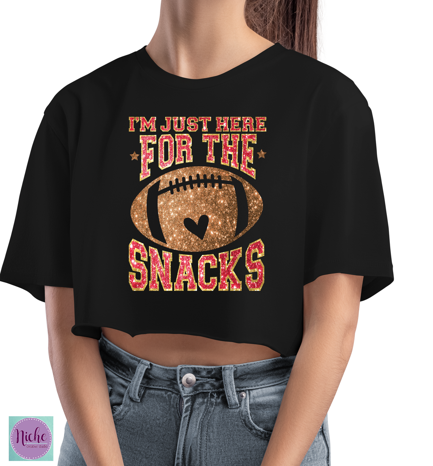 -SPO6031 I'm Just Here for the Snacks Decal