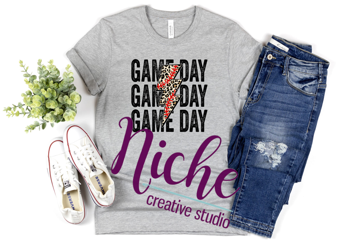 - SPO606 Baseball Game Day Cheetah Decal