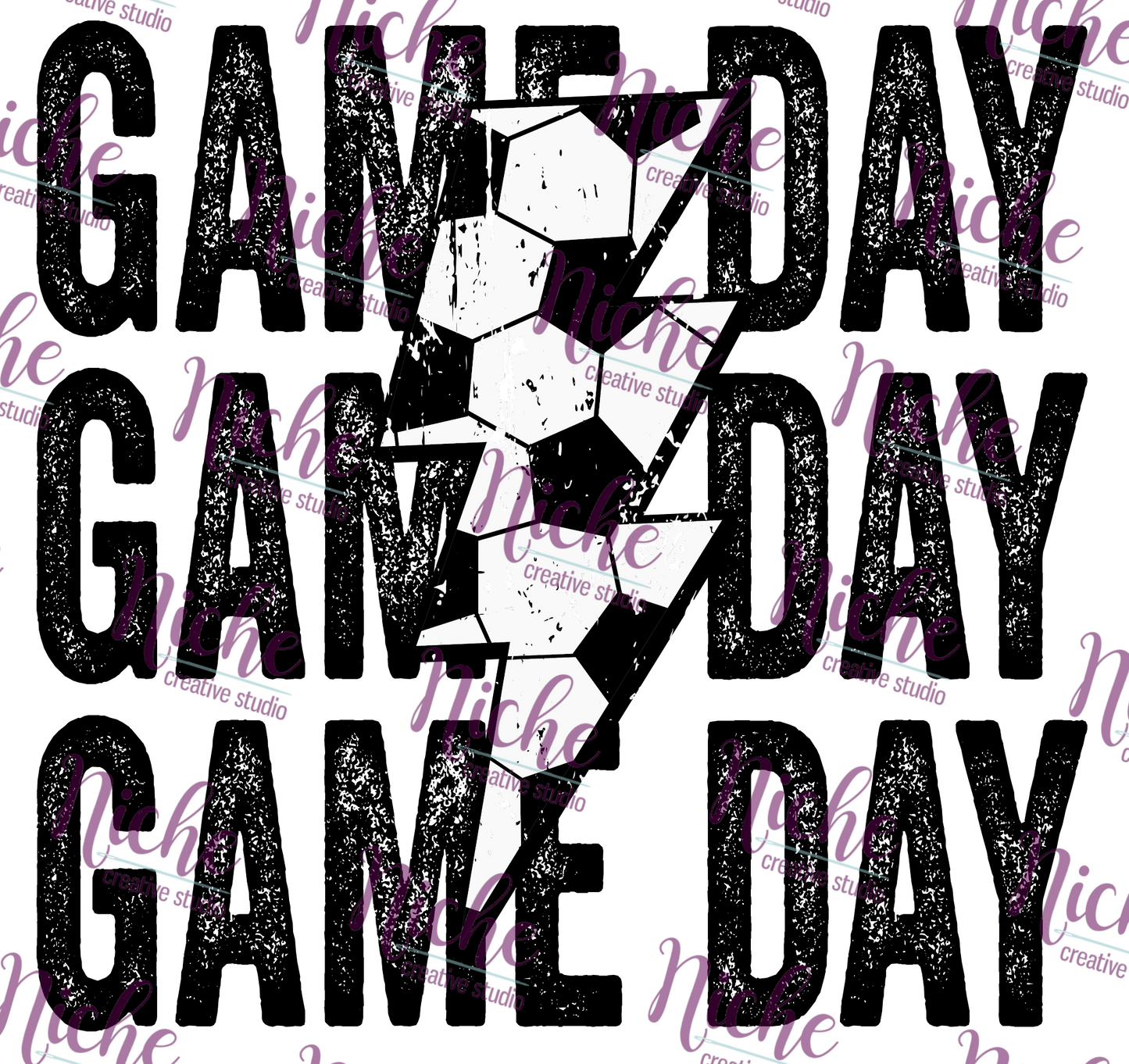 - SPO609 Soccer Game Day Decal