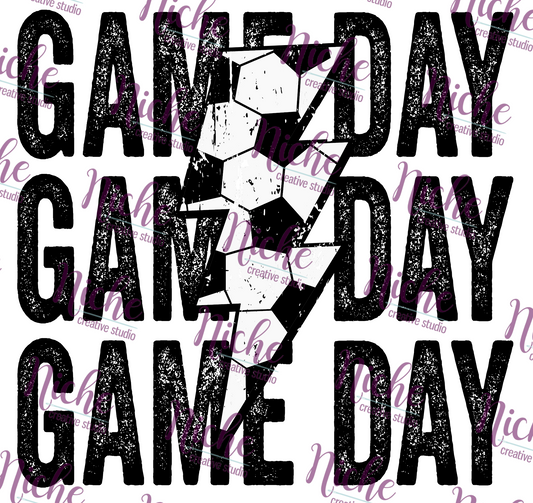 - SPO609 Soccer Game Day Decal