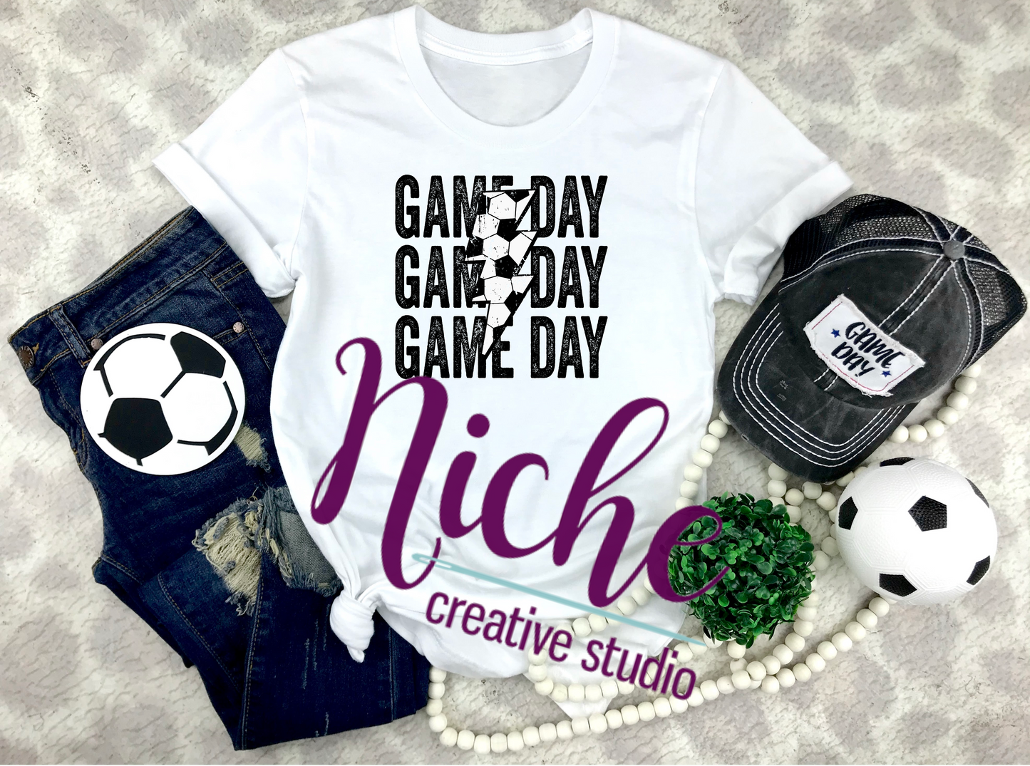 - SPO609 Soccer Game Day Decal