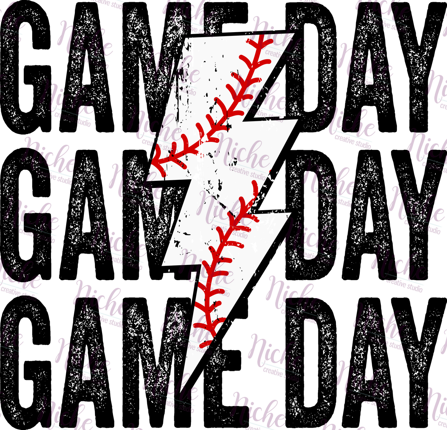 - SPO611 Baseball Game Day Decal