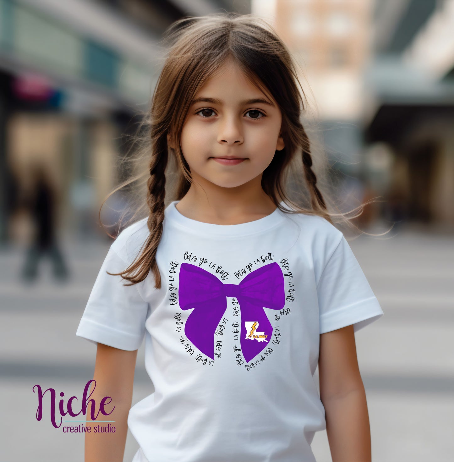 -SPO8087 LA Bolt Bow Decal